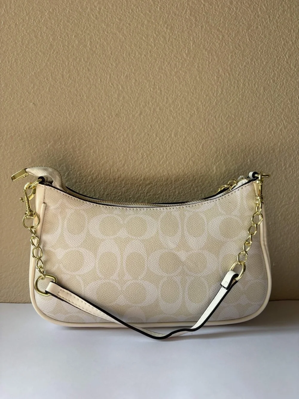 Coach Cream Teri White Bag